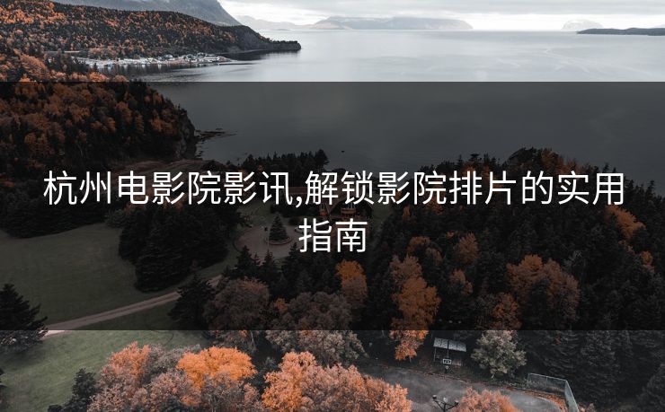 杭州电影院影讯,解锁影院排片的实用指南