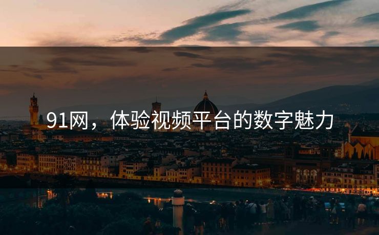 91网,体验视频平台的数字魅力 91网,体验视频平台的数字魅力